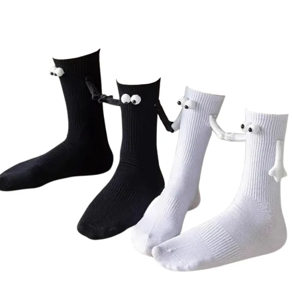 Socks*Boogzel Clothing 3D Eyes Hand Holding Socks