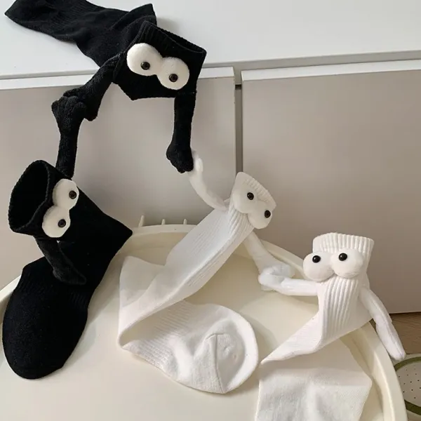 Socks*Boogzel Clothing 3D Eyes Hand Holding Socks