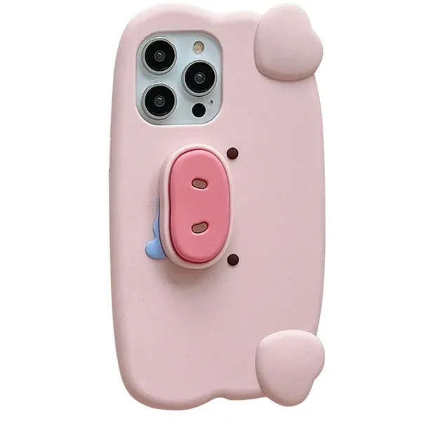 Iphone Cases*Boogzel Clothing 3D Pig iPhone Case Pink