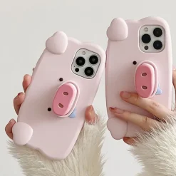 Iphone Cases*Boogzel Clothing 3D Pig iPhone Case Pink