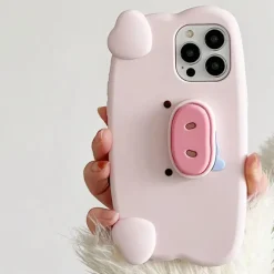 Iphone Cases*Boogzel Clothing 3D Pig iPhone Case Pink