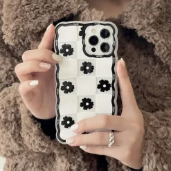 Iphone Cases*Boogzel Clothing Daisies Plaid iPhone Case