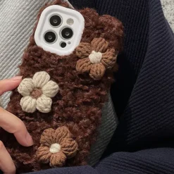 Iphone Cases*Boogzel Clothing Daisy Crochet iPhone Case Brown