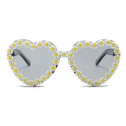 Sunglasses*Boogzel Clothing Daisy Heart Sunglasses