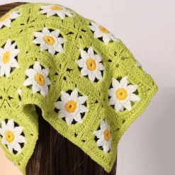 Other|Hats*Boogzel Clothing Daisy Сrochet Hair Scarf
