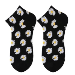 Socks*Boogzel Clothing Daisy Socks Black