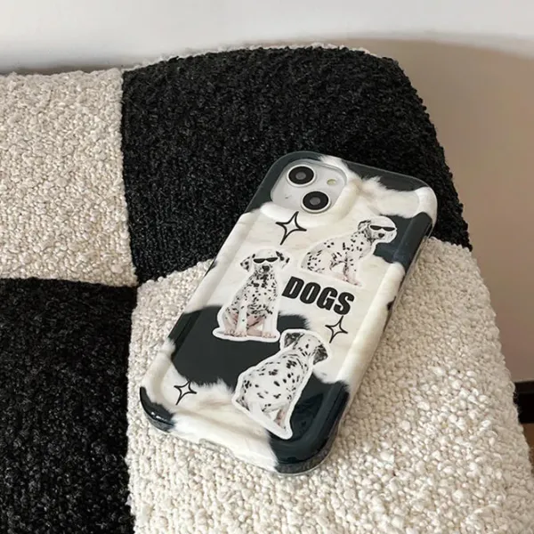 Iphone Cases*Boogzel Clothing Dalmatian Dog iPhone Case Black/white