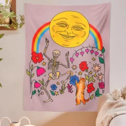 Posters / Tapestry*Boogzel Clothing Dancing Cats Wall Tapestry