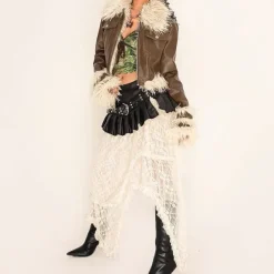 Skirts*Boogzel Clothing Danger Zone Leather Micro Skirt Black