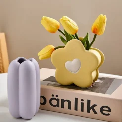 Flower Vases|Aesthetic Room Decor*Boogzel Clothing Danish Pastel Ceramic Flower Vase
