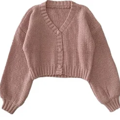 Knit Cardigans*Boogzel Clothing Danish Pastel Cropped Cardigan