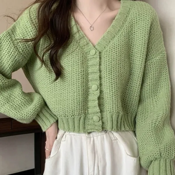 Knit Cardigans*Boogzel Clothing Danish Pastel Cropped Cardigan