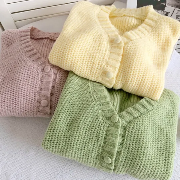 Knit Cardigans*Boogzel Clothing Danish Pastel Cropped Cardigan