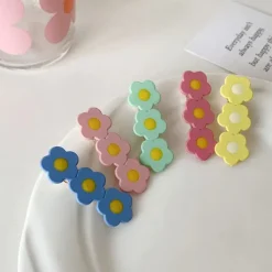 Hair Accessories*Boogzel Clothing Danish Pastel Flower Hair Clips Set