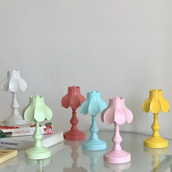 Lights & Lamps|Aesthetic Room Decor*Boogzel Clothing Danish Pastel Lotus Desk Lamp