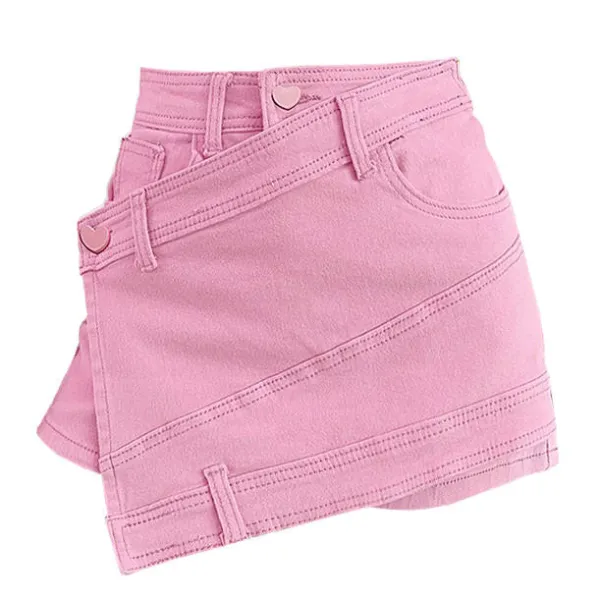 Shorts*Boogzel Clothing Danish Pastel Pink Heart Shorts
