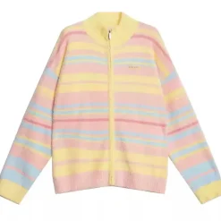 Sweaters*Boogzel Clothing Danish Pastel Striped Zip-Up Jumper Multi