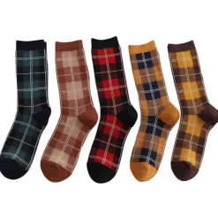 Socks*Boogzel Clothing Dark Academia Plaid Socks