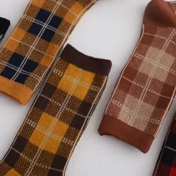 Socks*Boogzel Clothing Dark Academia Plaid Socks