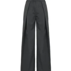 Mens|Pants & Trousers*Boogzel Clothing Dark Academia Wide-Leg Pants Grey