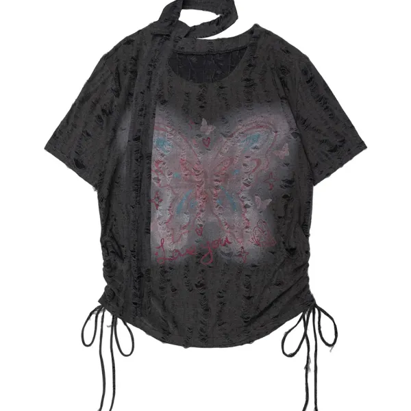Aesthetic T-Shirts & Graphic Tees*Boogzel Clothing Dark Fairy Lounge Shirt
