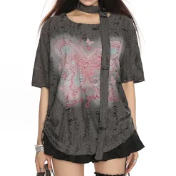 Aesthetic T-Shirts & Graphic Tees*Boogzel Clothing Dark Fairy Lounge Shirt