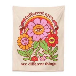 Posters / Tapestry*Boogzel Clothing Different Eyes See Different Things Tapestry