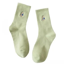 Socks*Boogzel Clothing Dino Embroidery Pastel Socks