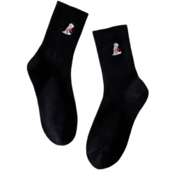 Socks*Boogzel Clothing Dino Embroidery Pastel Socks