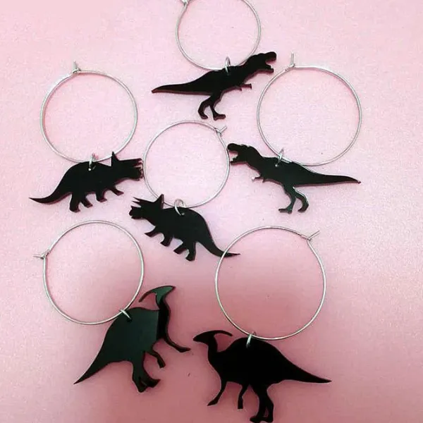 Earrings*Boogzel Clothing Dino Hoop Earrings