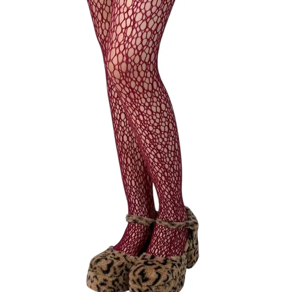 Other*Boogzel Clothing Diva Aesthetic Mesh Tights