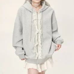 Hoodies*Boogzel Clothing Divine Feminine Coquette Ruffle Hoodie