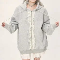 Hoodies*Boogzel Clothing Divine Feminine Coquette Ruffle Hoodie