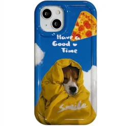 Iphone Cases*Boogzel Clothing Dog & Pizza iPhone Case
