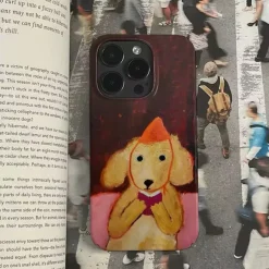 Iphone Cases*Boogzel Clothing Dog Painting Aesthetic iPhone Case Brown