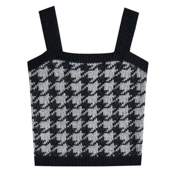 Sweaters*Boogzel Clothing Dogtooth Check Top & Sweater Co-Ord
