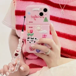 Iphone Cases*Boogzel Clothing Doodling Fridge iPhone Case Pink