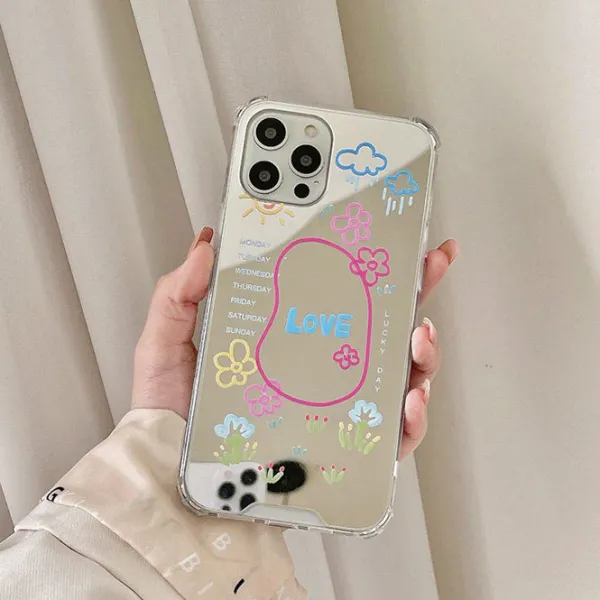 Iphone Cases*Boogzel Clothing Doodling Mirror iPhone Case