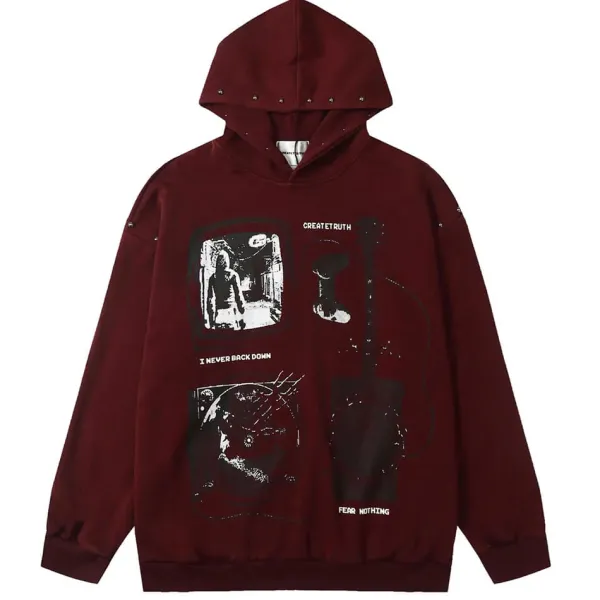 Hoodies*Boogzel Clothing Downtown Girl Aesthetic Oversized Hoodie