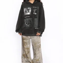 Hoodies*Boogzel Clothing Downtown Girl Aesthetic Oversized Hoodie