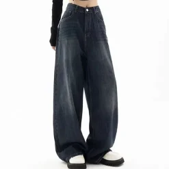 Jeans*Boogzel Clothing Downtown Girl Baggy Jeans Black