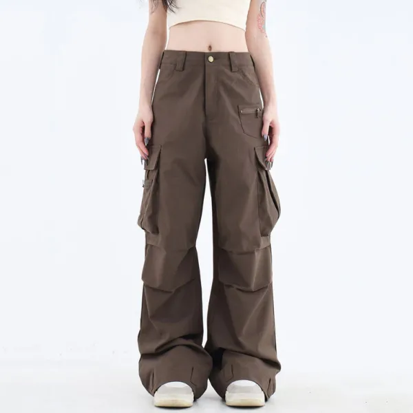 Pants & Trousers*Boogzel Clothing Downtown Girl Cargo Pants Brown