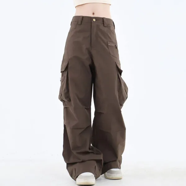 Pants & Trousers*Boogzel Clothing Downtown Girl Cargo Pants Brown