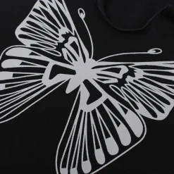 Crop Tops*Boogzel Clothing Downtown Girl Butterfly Crop Tee Black