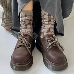 Classics|Boots / Platform Boots*Boogzel Clothing Edinburgh Platform Oxford Boots Brown