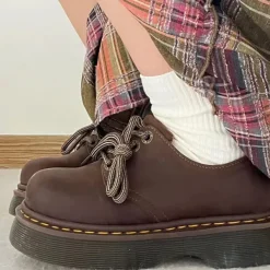 Classics|Boots / Platform Boots*Boogzel Clothing Edinburgh Platform Oxford Boots Brown