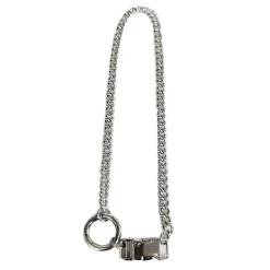 Necklaces & Chokers*Boogzel Clothing E-girl Aesthetic Lock Necklace Silver