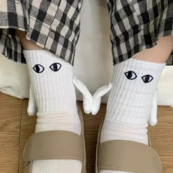 Socks*Boogzel Clothing Embroidery Hand Holding Socks