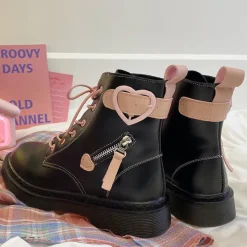 Classics|Boots / Platform Boots*Boogzel Clothing Emo Aesthetic Boots Black/pink