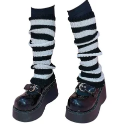 Other|Socks*Boogzel Clothing Emo Striped Leg Warmers